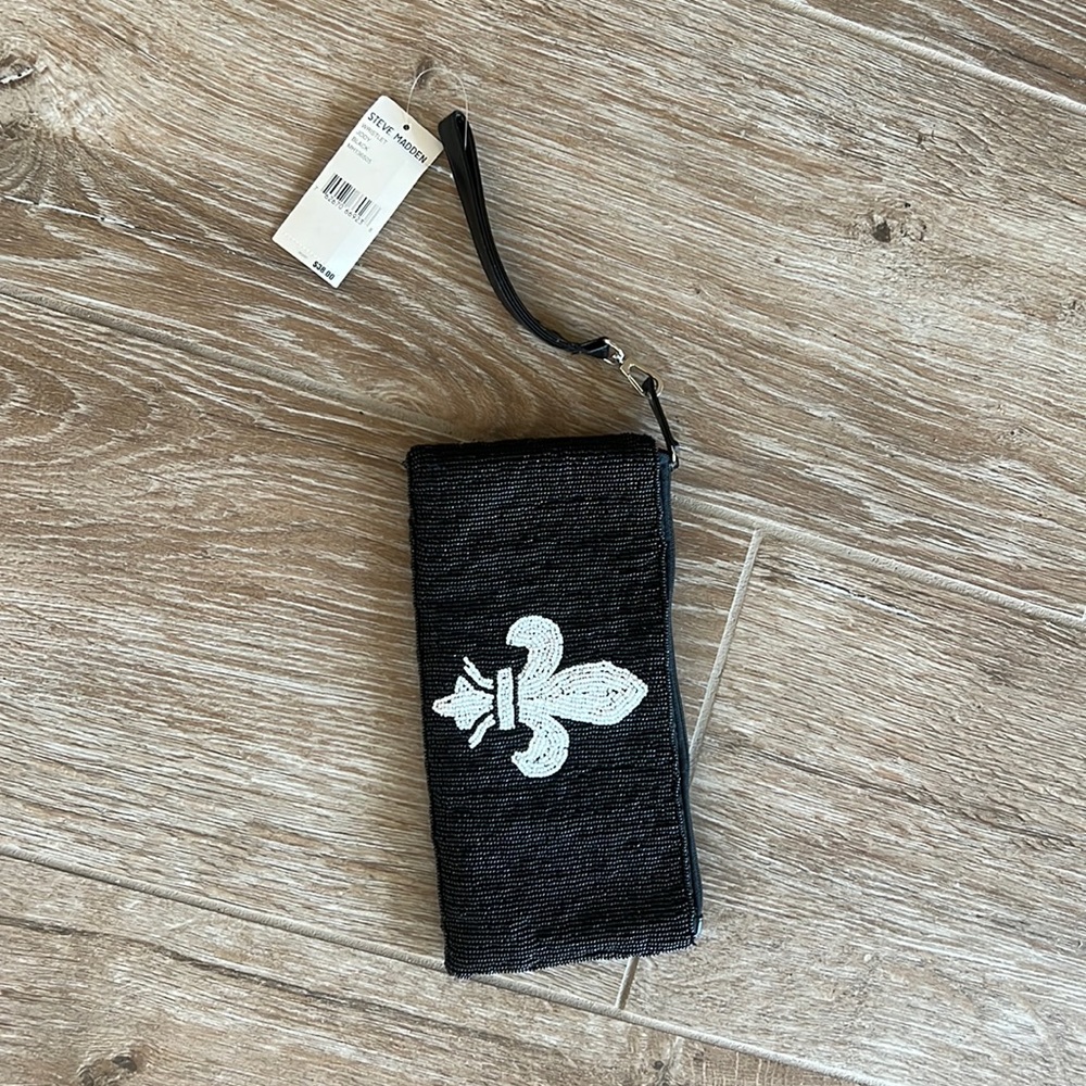 Steve Madden beaded wristlet.